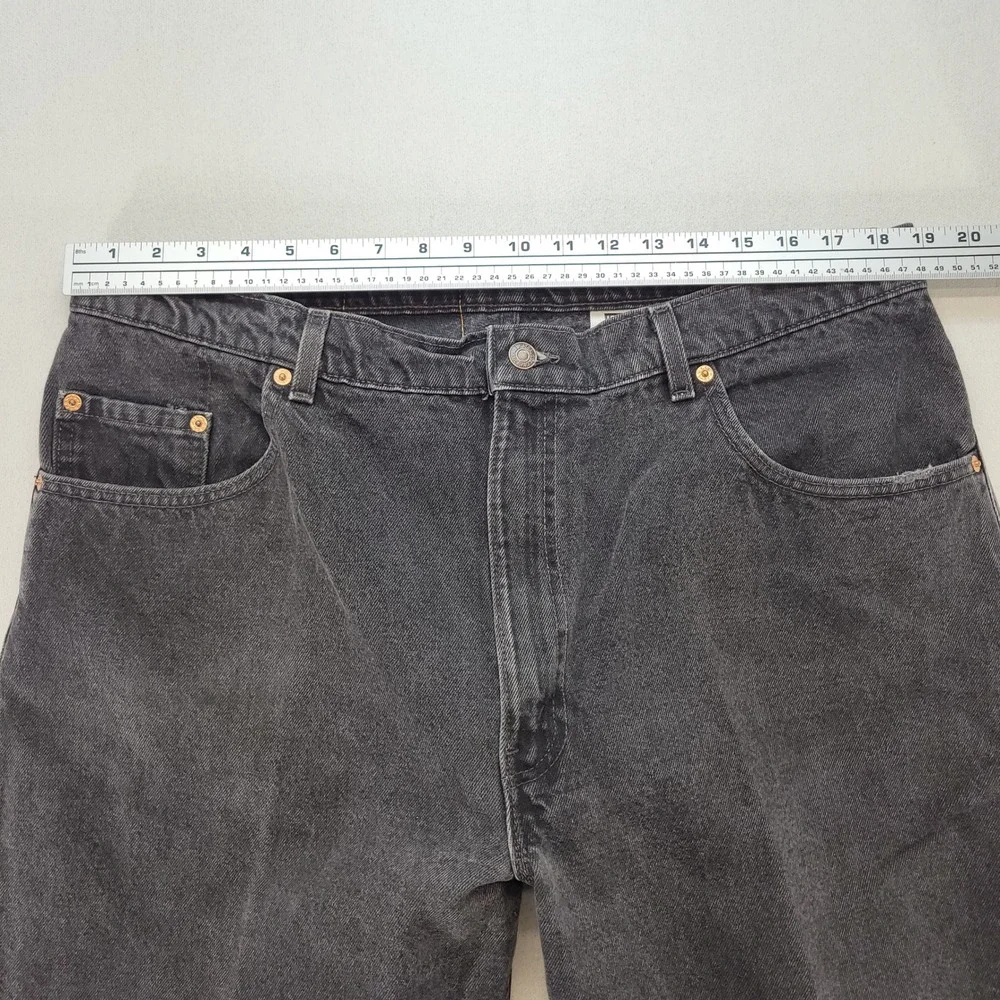 Levi's 560 Jeans Mens 40x32 Black Loose Fit Tapered Leg Vintage Made in USA 90s